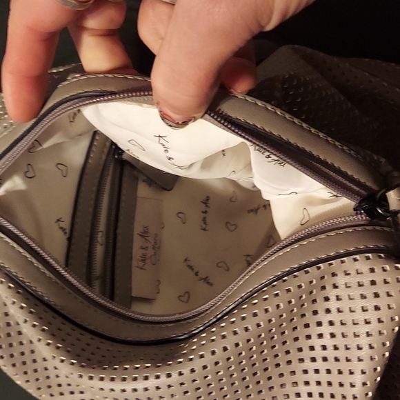 Gorpcore vibes on this grey Kate and Alex mini backpack - Picture 3 of 4